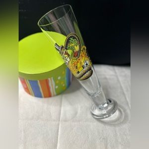Ed Hardy By Christian Audigier Las Vegas “Snake” Pilsner Beer Glass 🐍